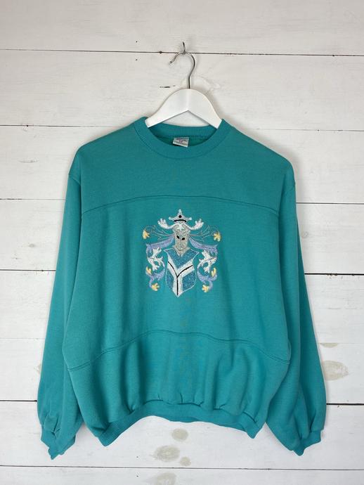 Teal Blue Sweatshirt